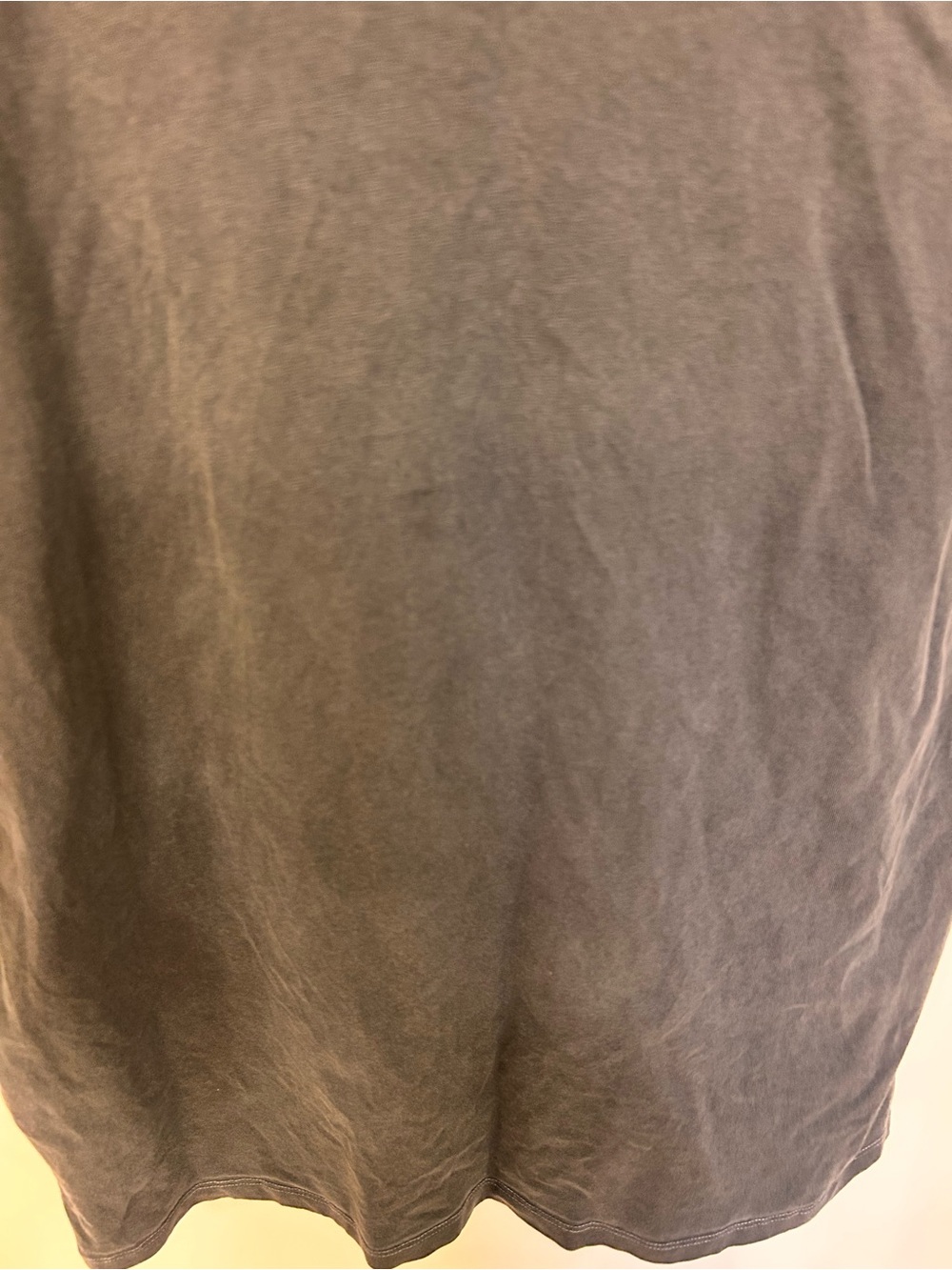 Clare V Washed Black Tee with Cream 'Excusez-Moi' Graphic - Picture 4 of 5